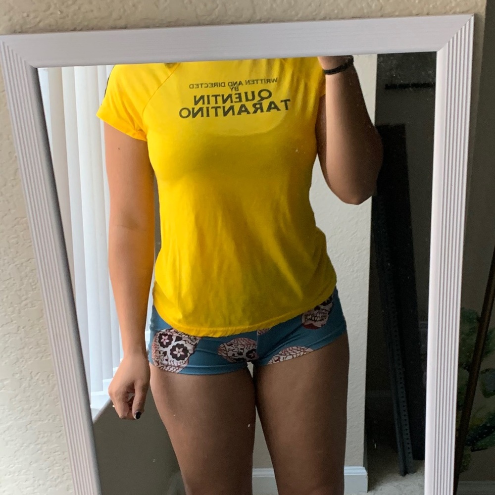 •Yellow Quinten Tarantino Shirt•